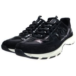 Chanel Metiers D'art Coco Mark Low-cut Sneakers G46610 Black